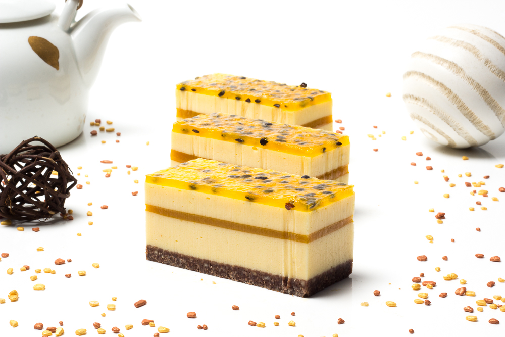 MANGO CHEESECAKE SLICE