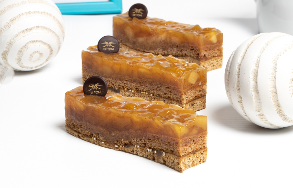 APPLE TOFFEE VEGAN SLICE 12x3 WAVE, Box of 6