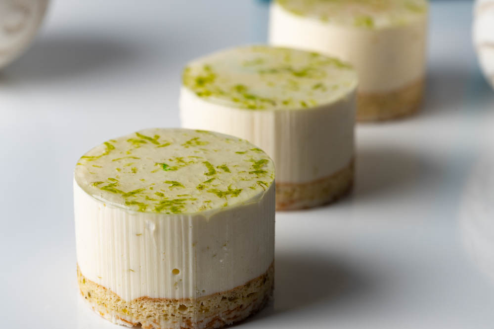 LIME-CITRUS PANNACOTTA, Nut Free, 6cm round