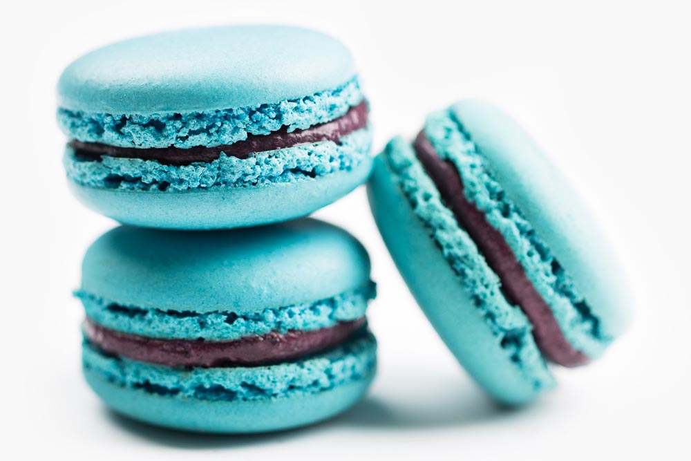 BLUEBERRY MACARON