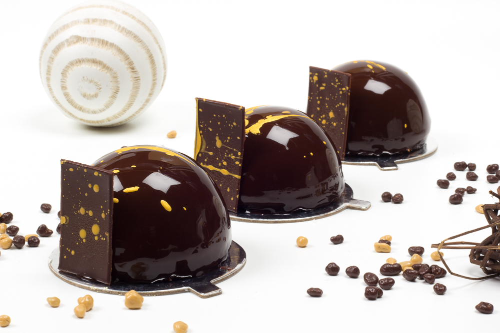 TRIPLE CHOCOLATE DOME, Box of 6