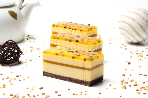 [5 HALF-SLAB-MNG-CHS] MANGO CHEESECAKE SLICE, Half slab