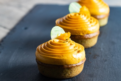 [IND-FINAN-OR] PISTACHIO ORANGE FINANCIER, Box of 6