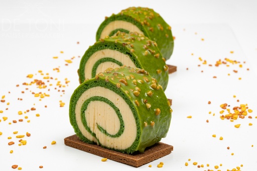 [IND-MATC-LYCH-ROLL] MATCHA LYCHEE SWISS ROLL, Box of 6